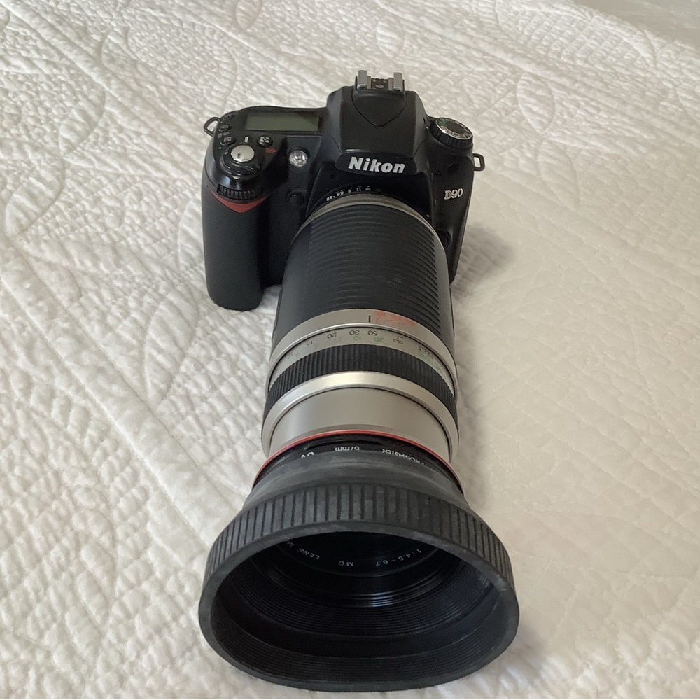 Nikon D90 with lenses